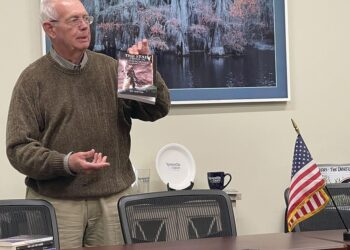 DeVos speaks to the Fall Line