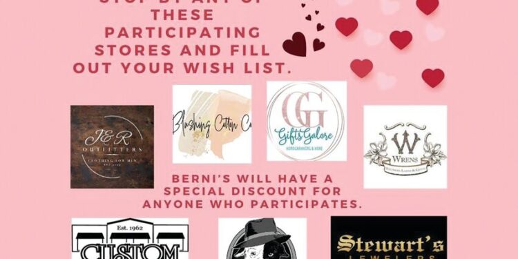 Downtown Swainsboro to hold Valentine’s Day retail therapy