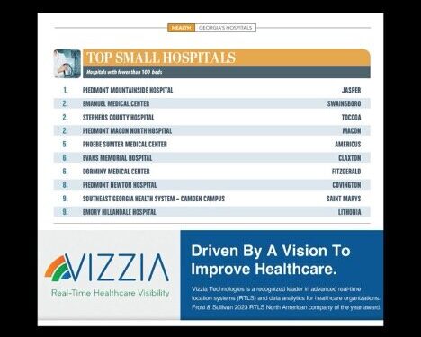 EMC #2 in Georgia Trend 2023 Top Hospitals