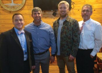 Coach Marchman speaks to Exchange Club