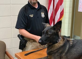 Det. Young and K-9 Maya achieve certification