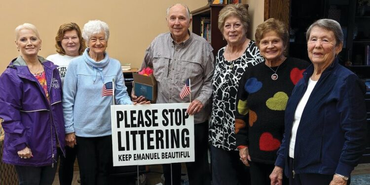 Glad Garden Club gets advice on litter reduction and beautification