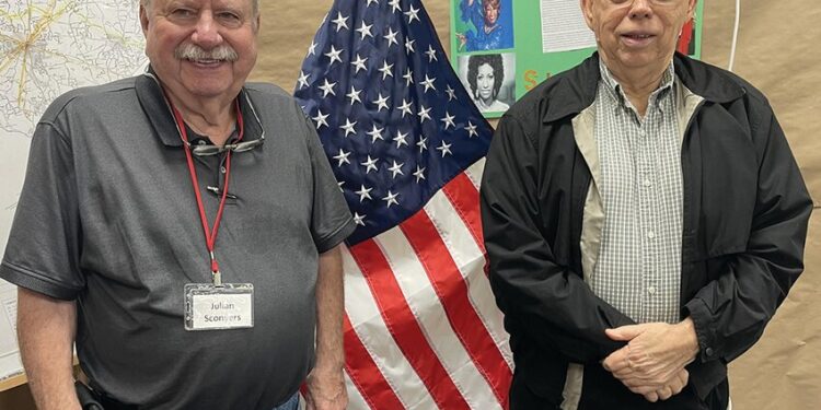 Veterans hear City Council Sconyers and Stafford