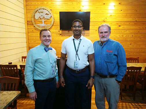 Robinson speaks to Exchange Club