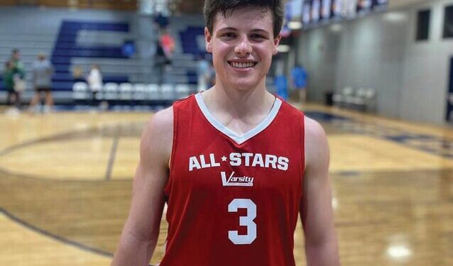 Senior Eagle Martin competes in GIAA All-Star Basketball tournament