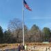 U.S. Flag installed at the Brier Creek Battlefield