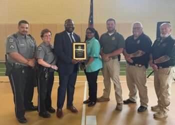 Chief Deputy Robertson presented prestigious ‘Bobby Powell Award’