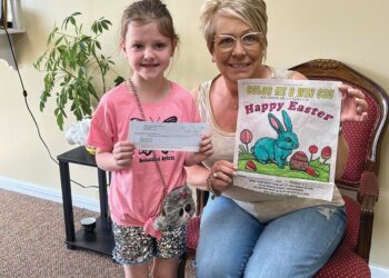 Mimbs and Reese win Easter coloring contest