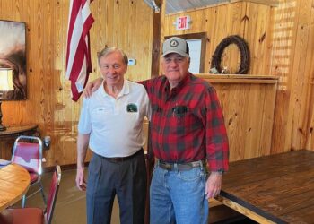 Reynolds speaks to Twin City Lions Club