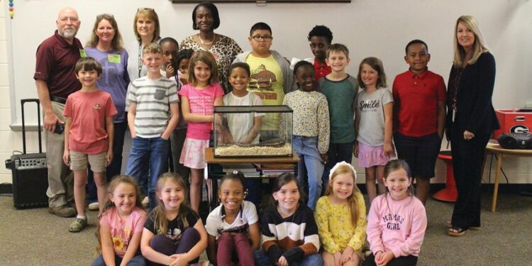 TCE’s second-grade animal projects