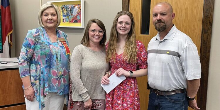 Boulineau awarded the Delta Kappa Gamma Grant-in-Aid Scholarship