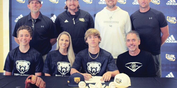 Chapman signs to play college baseball