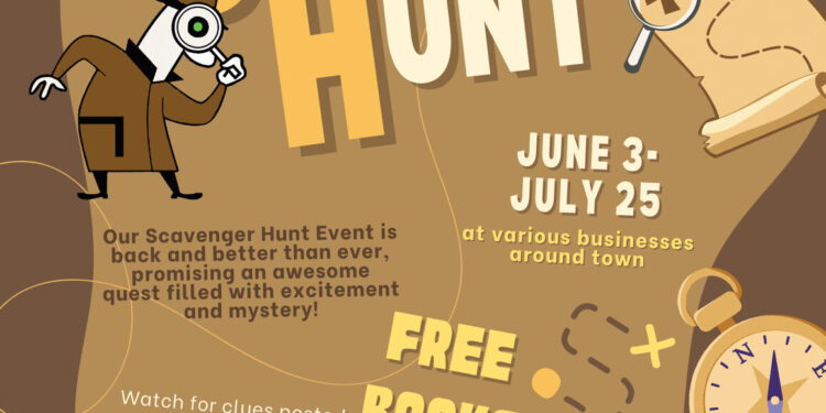 Don’t miss the scavenger hunt