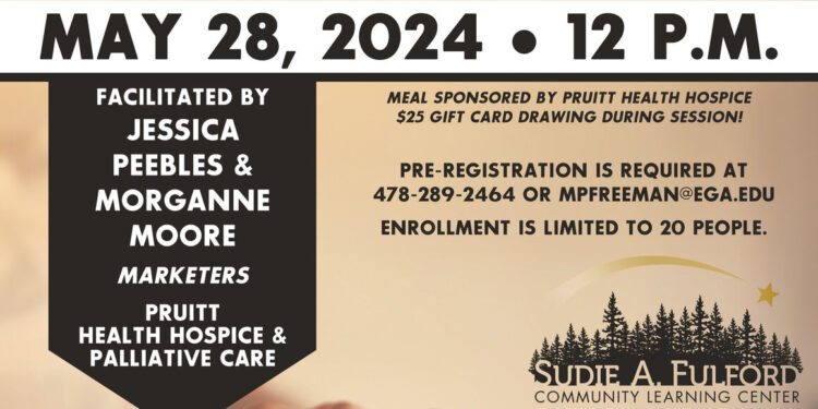 Fulford Center Total Wellness Session scheduled for May 28