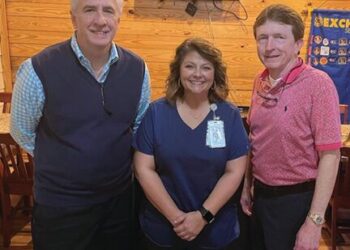 Harrison speaks to Exchange Club