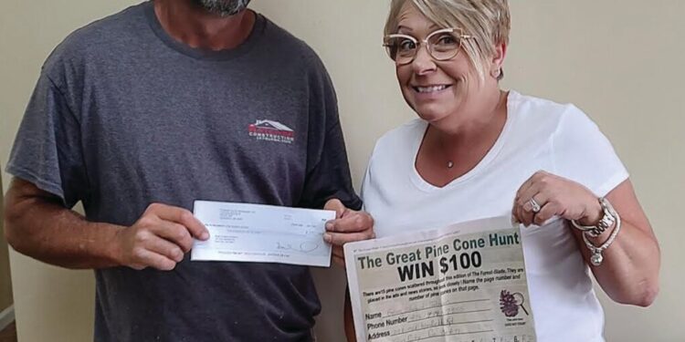 Johnson wins ‘The Great Pine Cone Hunt’