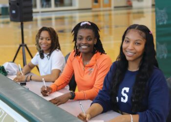 Lady Bobcats sign to continue Athletic and Academic Careers