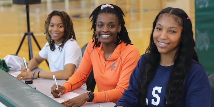 Lady Bobcats sign to continue Athletic and Academic Careers