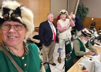 Skunk Brigade attends the Georgia Society BOM meeting