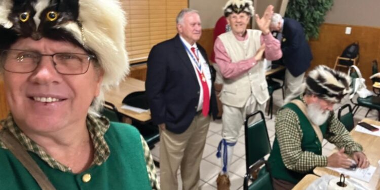 Skunk Brigade attends the Georgia Society BOM meeting