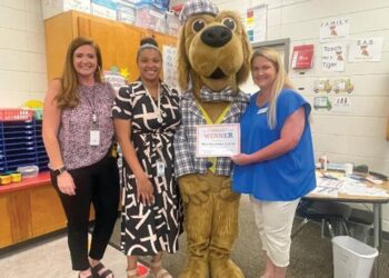 The Sunshine House Child Abuse Prevention door decorating contest