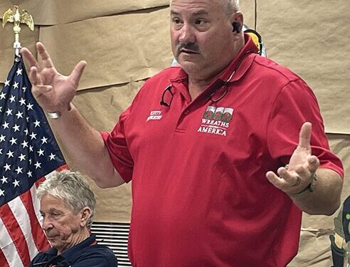 Nasworthy speaks to the Veterans