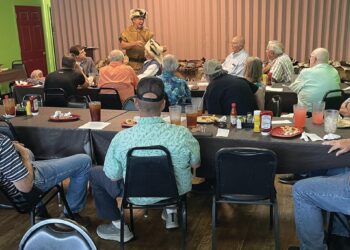 Burke speaks to Four Rivers