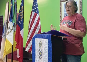 Howard speaks to Four Rivers