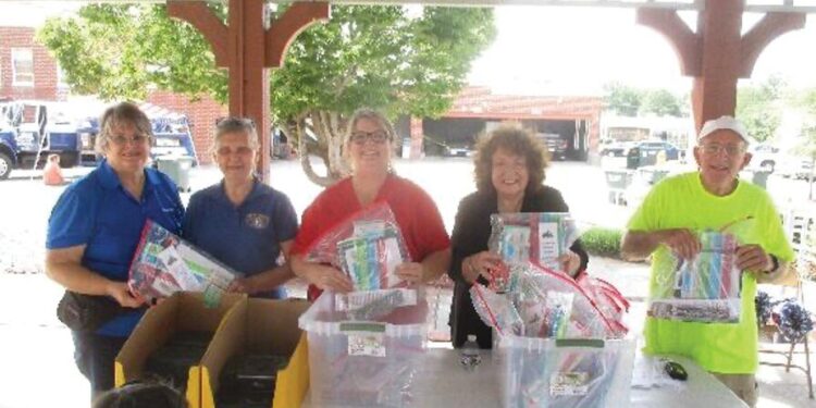 Kiwanis supports school supplies giveaway