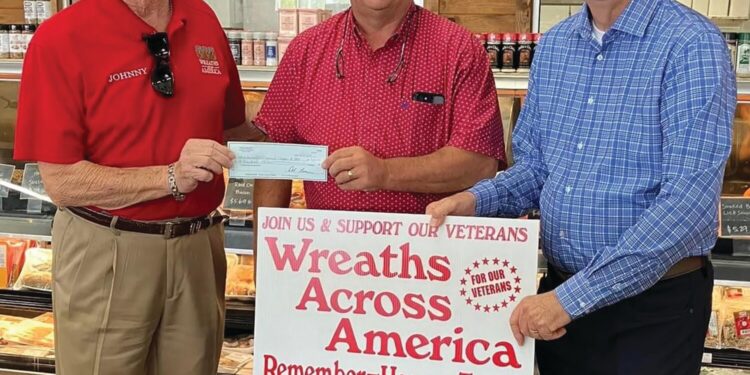 Pinetucky Country Meats donates to Wreaths Across America