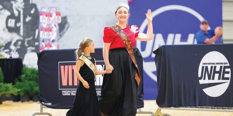 Hereford Queen Belcher travels to Nebraska