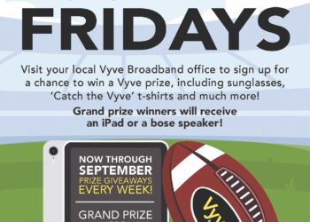 Vyve Broadband announces Football Fridays Giveaway for September: Invites communities to catch the Vyve