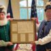 Thompsons donate portrait to Brier Creek Chapter