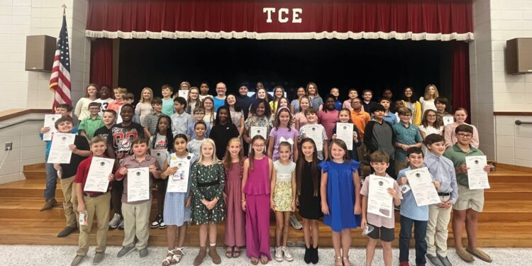 Twin City Elementary holds Junior BETA Induction