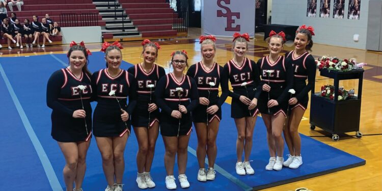 ECI Varsity Game Day squad competes