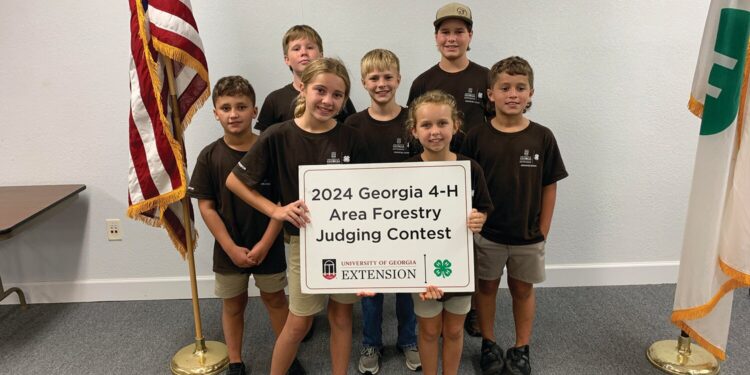 Emanuel 4-H Forestry Judging Team competes in district contest