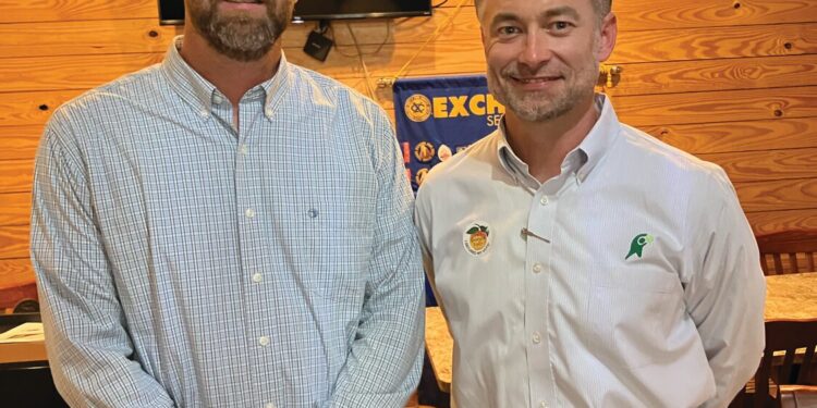 Frye gives update on EGHC to Exchange Club