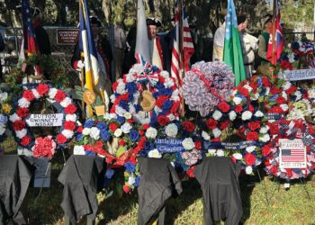 Brier Creek Artillery attends four Patriot Grave Marking event