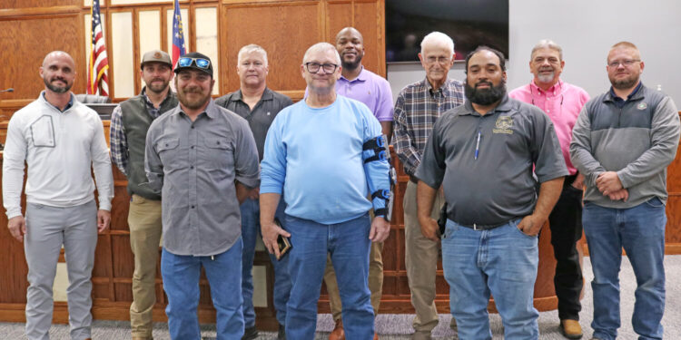 Commissioners thank employees and retirees
