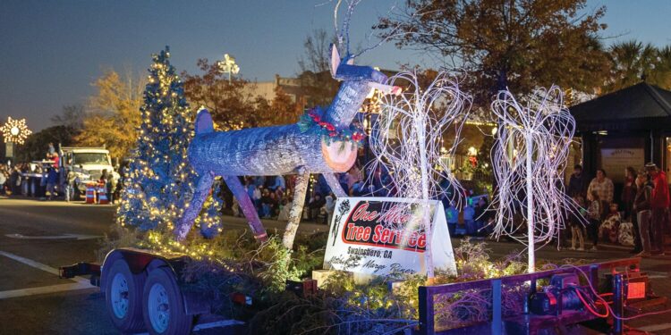 One Moore Tree Service wins Christmas Parade Float Contest