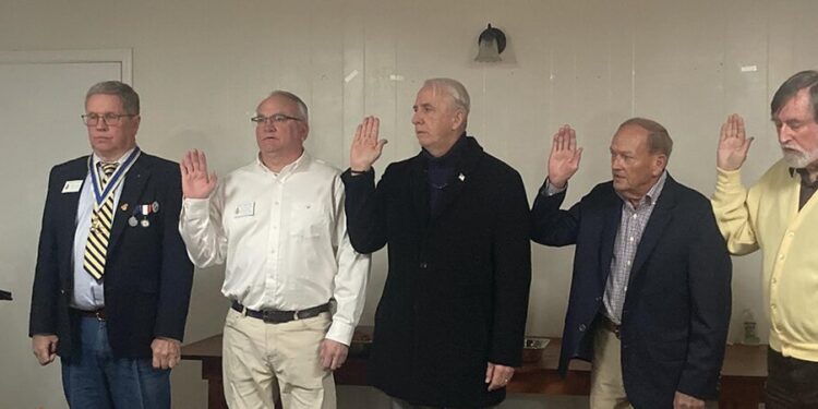 President Rigel installs Wiregrass President and Officers