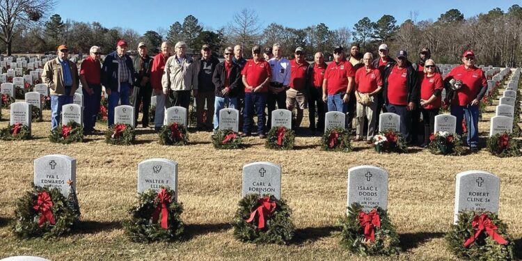 Veterans at the Library travel to Georgia Veterans Cemetery