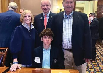 Collins serves as Page to Senator Burns