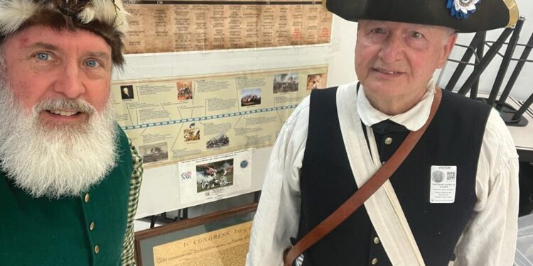 Skunk Brigade members present Revolutionary War Program