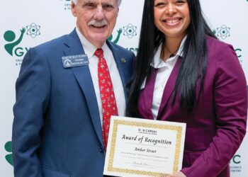 Street honored as a Don Cargill STEM Scholar at the Georgia State Capitol