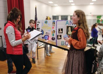 TCE Outlook students bring history to life at Annual Wax Museum