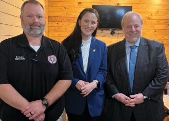 Assistant DA Wilson speaks to Exchange