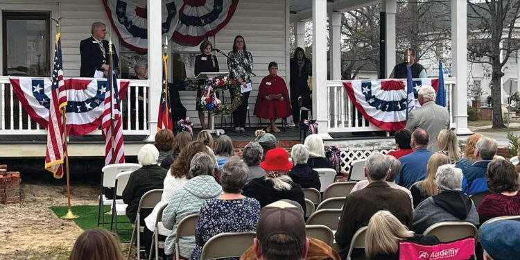 Skunk Brigade attends America 250 event