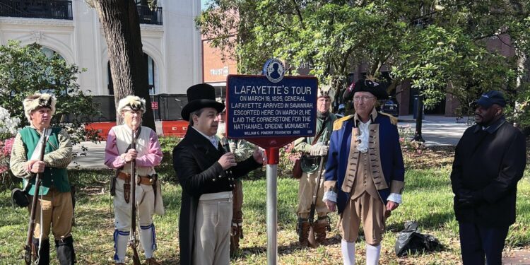 Brier Creek Militia attends two-day Bicentennial event in Savannah