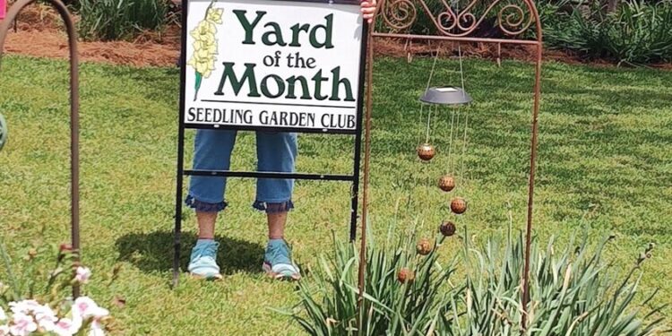 Stevens receives April Yard of the Month